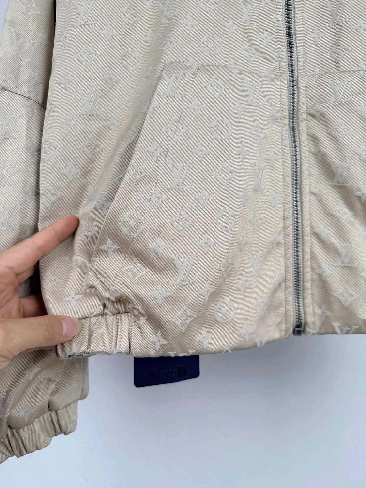 Reversible Monogram Jacquard Harrington Jacket D35023342 — view 8
