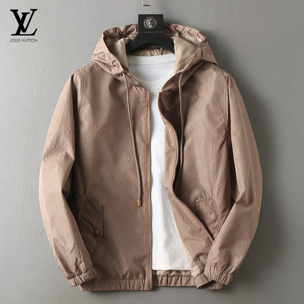 Monogram Embossed Hooded Windbreaker Jacket D35024633
