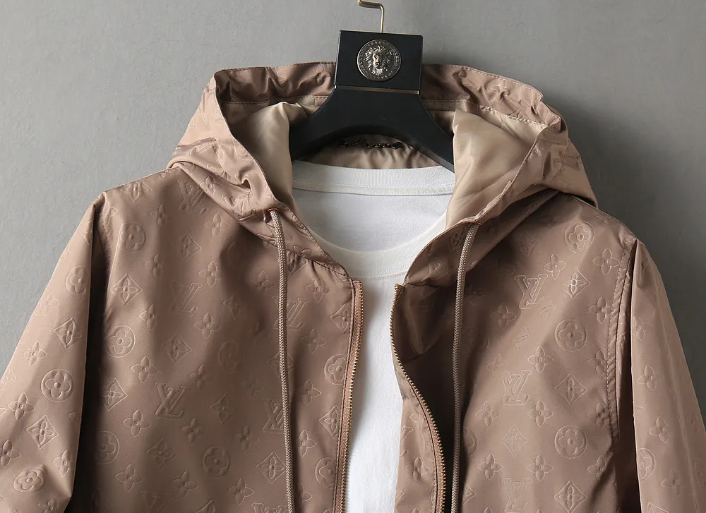 Monogram Embossed Hooded Windbreaker Jacket D35024633 — view 4