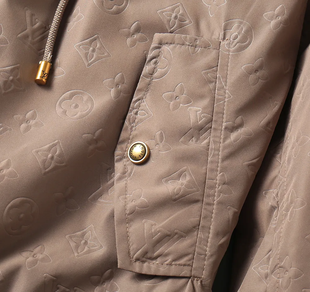 Monogram Embossed Hooded Windbreaker Jacket D35024633 — view 10