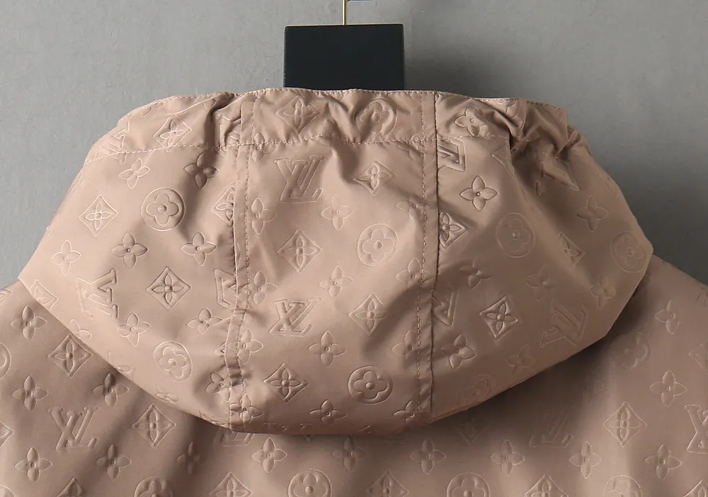 Monogram Embossed Hooded Windbreaker Jacket D35024633 — view 14