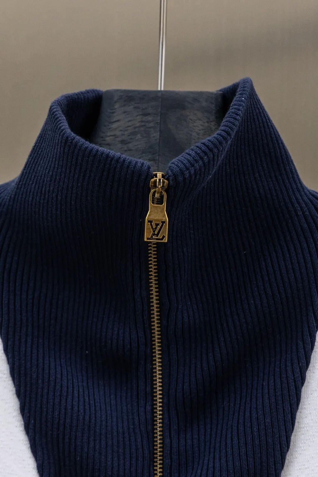 Nautical Knit Zip-Up Cardigan D35024734 — view 4