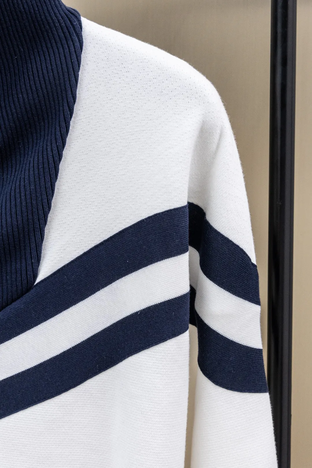 Nautical Knit Zip-Up Cardigan D35024734 — view 5