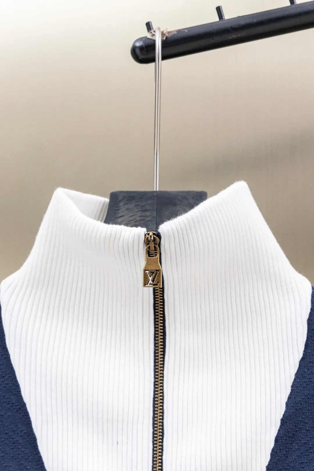 Nautical Knit Zip-Up Cardigan D35024733 — view 3