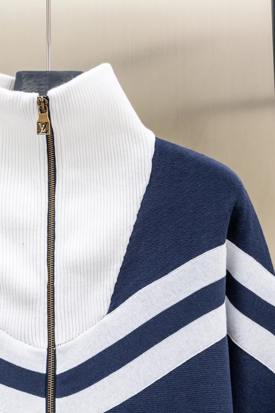 Nautical Knit Zip-Up Cardigan D35024733 — view 4