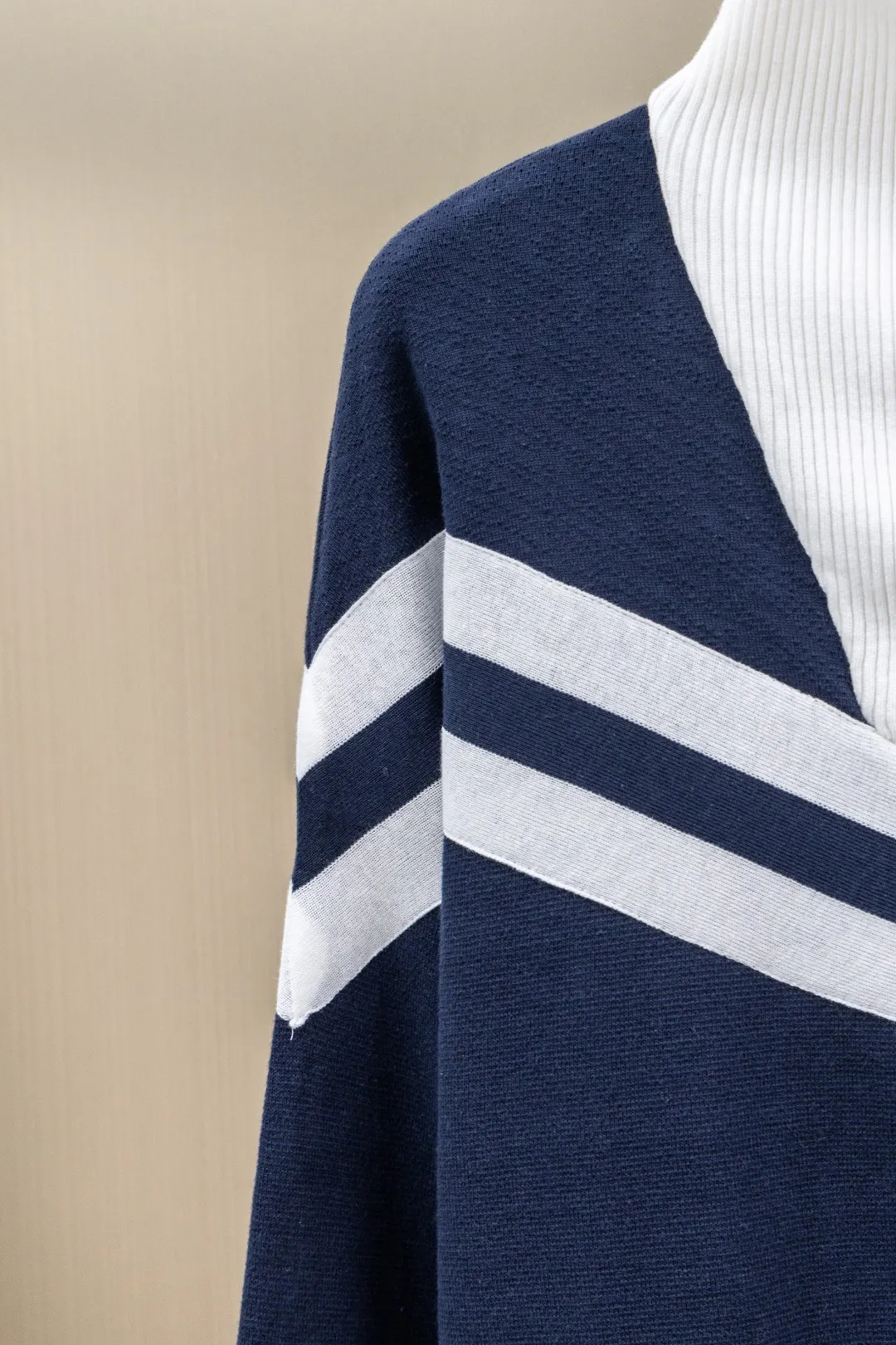 Nautical Knit Zip-Up Cardigan D35024733 — view 6