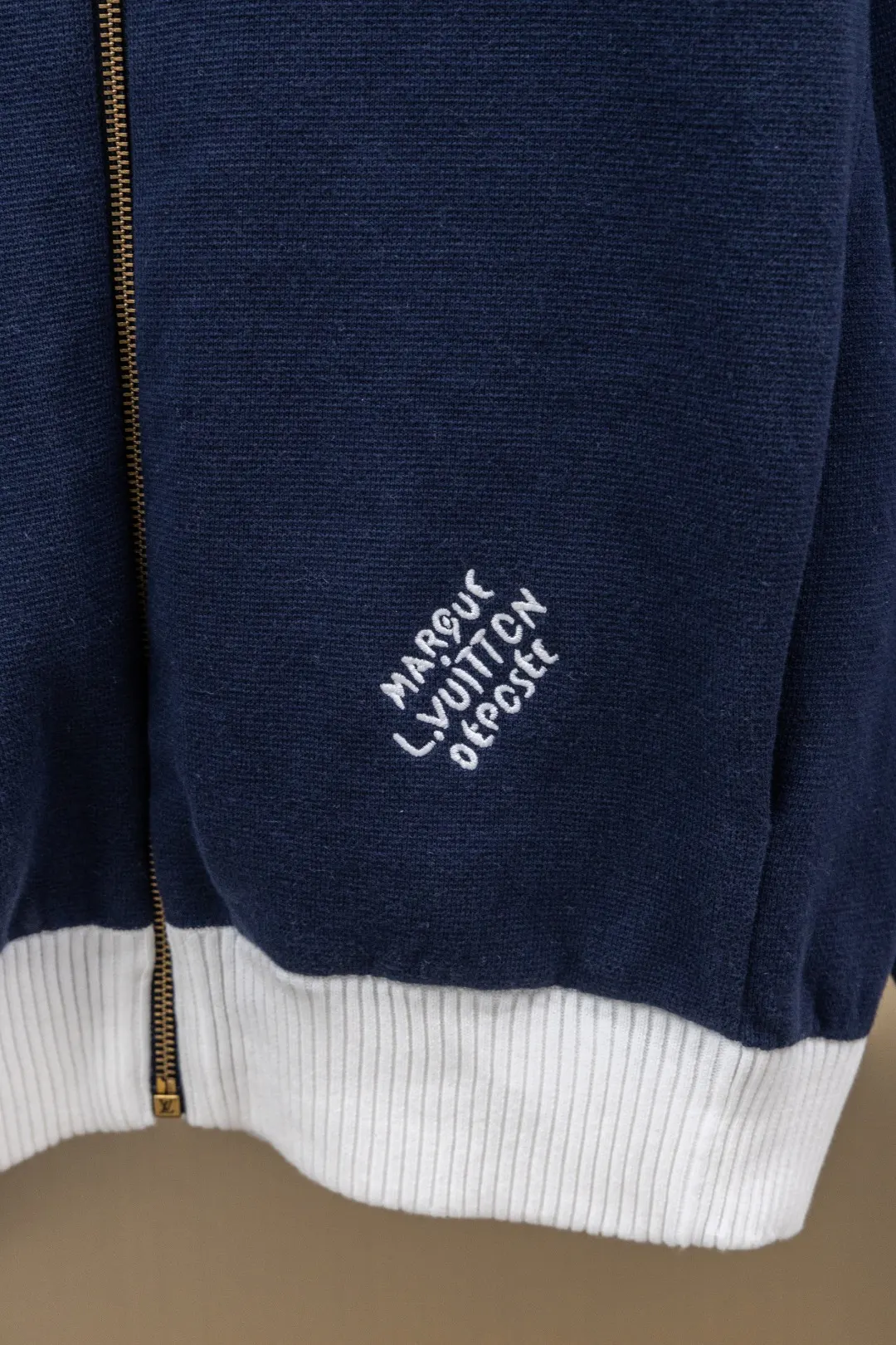 Nautical Knit Zip-Up Cardigan D35024733 — view 8