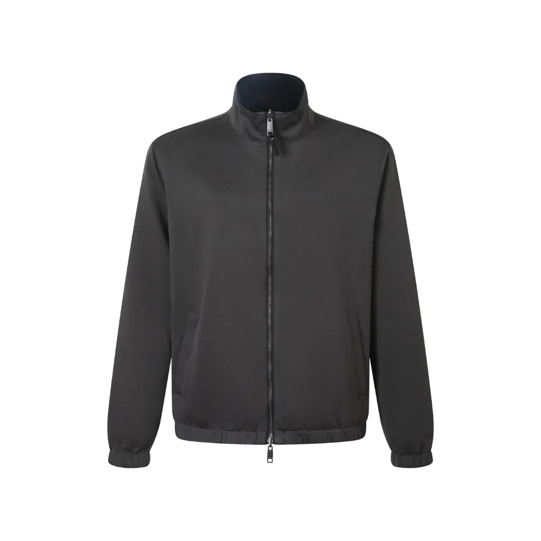 Reversible Logo-Appliqué Funnel-Neck Jacket D35524895
