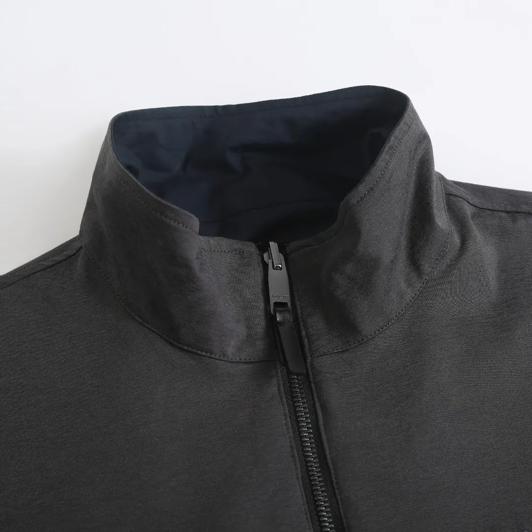 Reversible Logo-Appliqué Funnel-Neck Jacket D35524895 — view 3