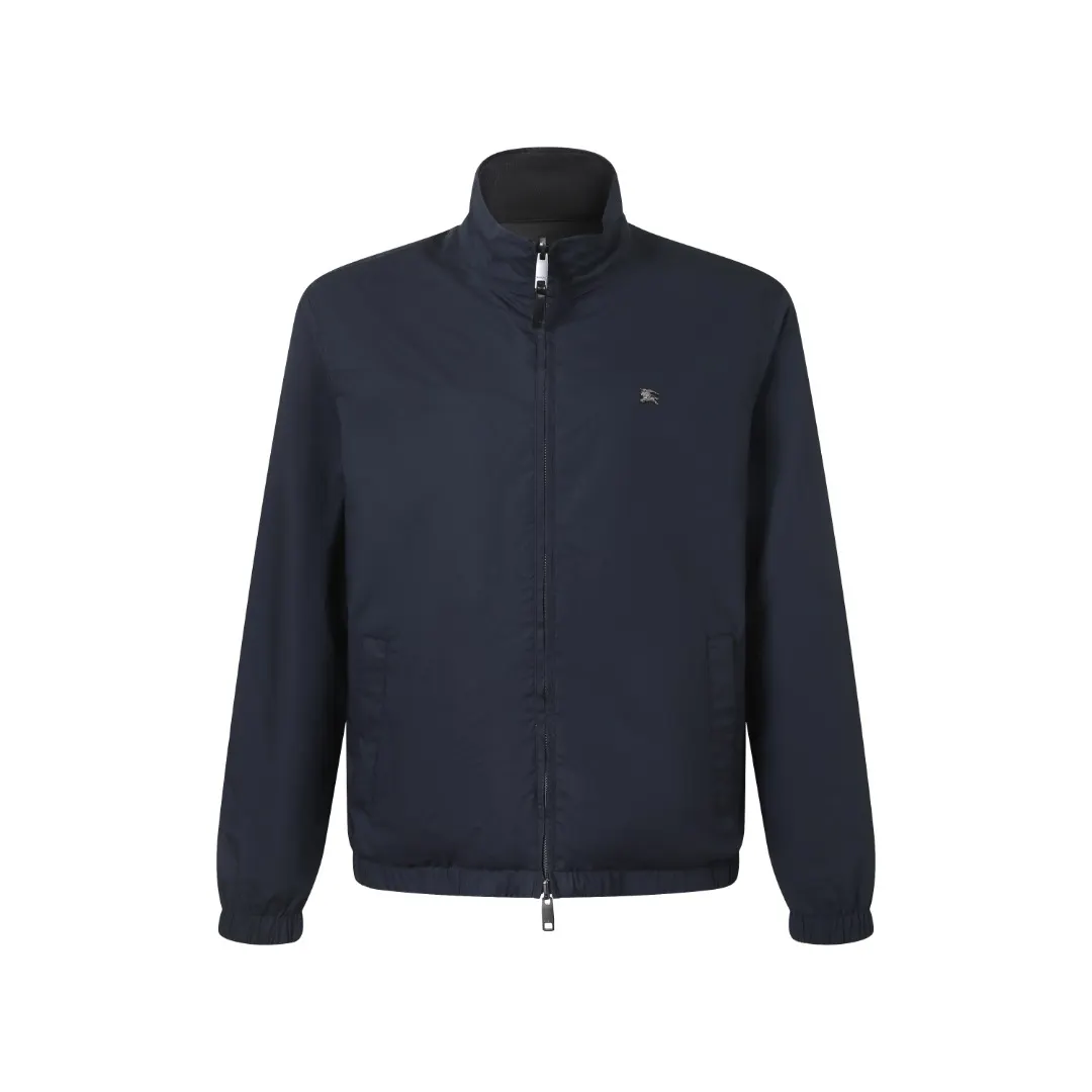 Reversible Logo-Appliqué Funnel-Neck Jacket D35524894