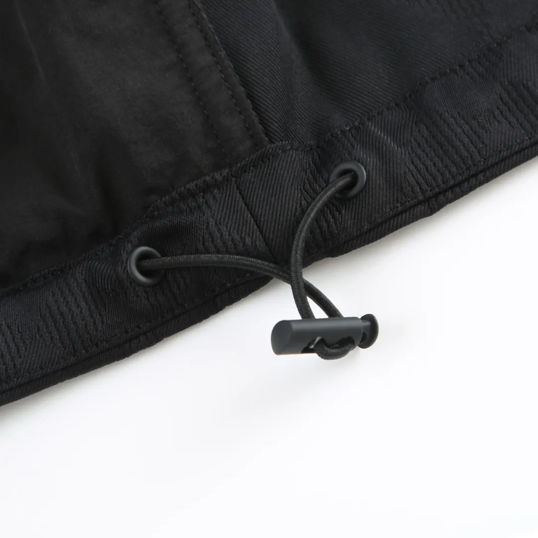 Jacquard Check Hooded Shell Jacket D35524768 — view 5