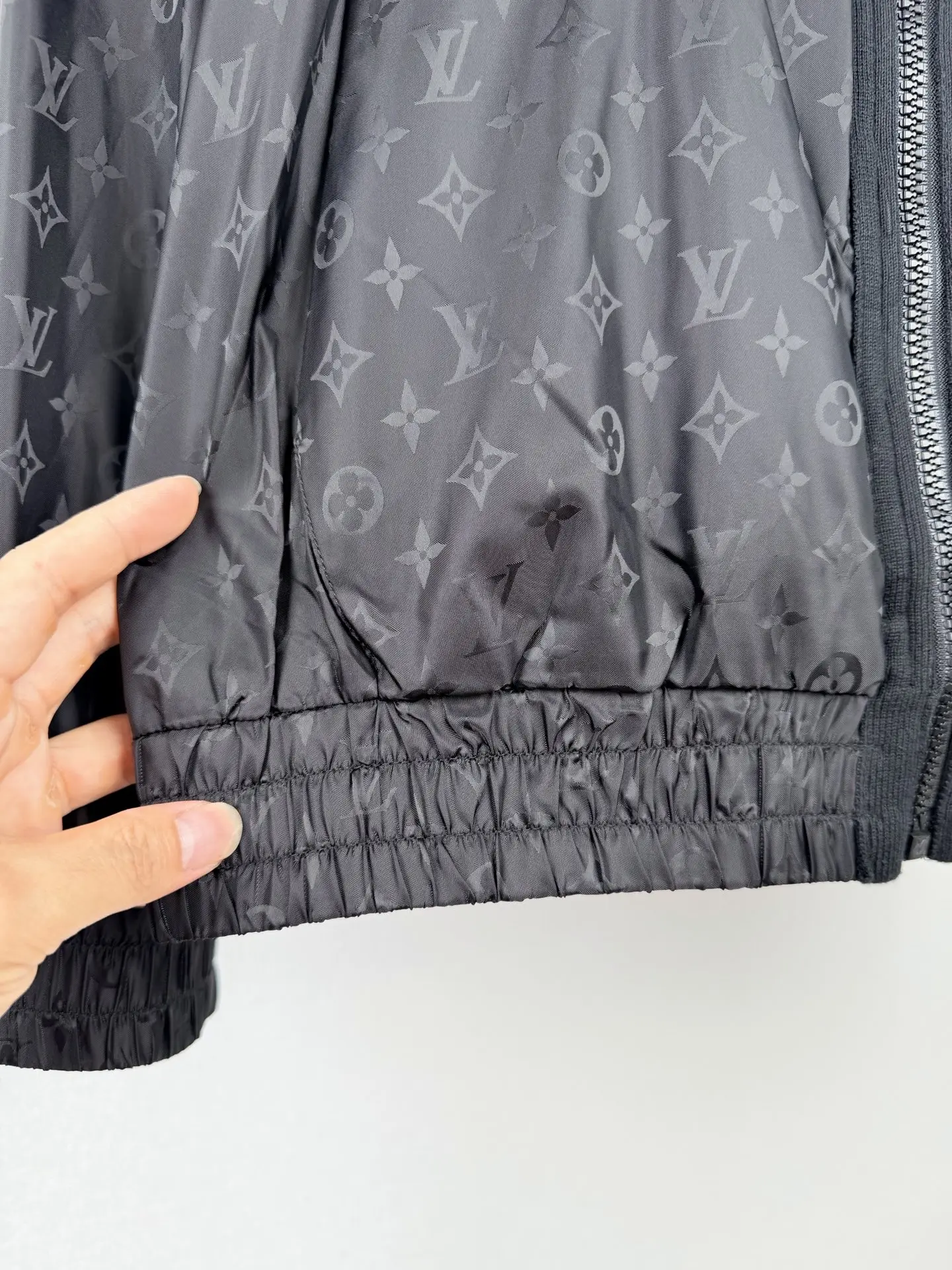 Reversible Monogram Jacquard Bomber Jacket D35522730 — view 8