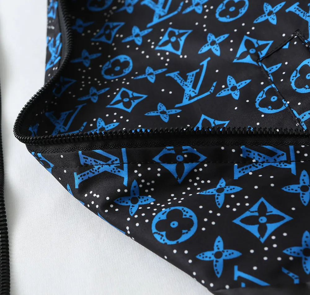 Monogram Print Hooded Windbreaker Jacket D36024657 — view 8