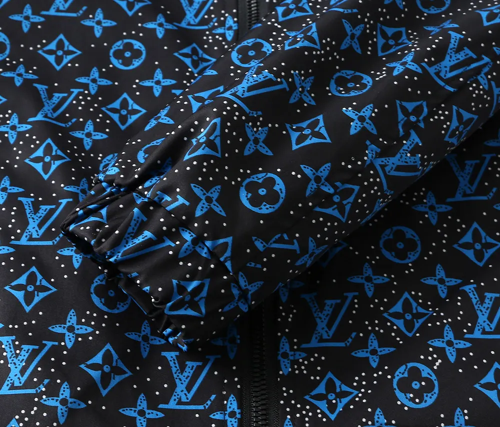 Monogram Print Hooded Windbreaker Jacket D36024657 — view 11