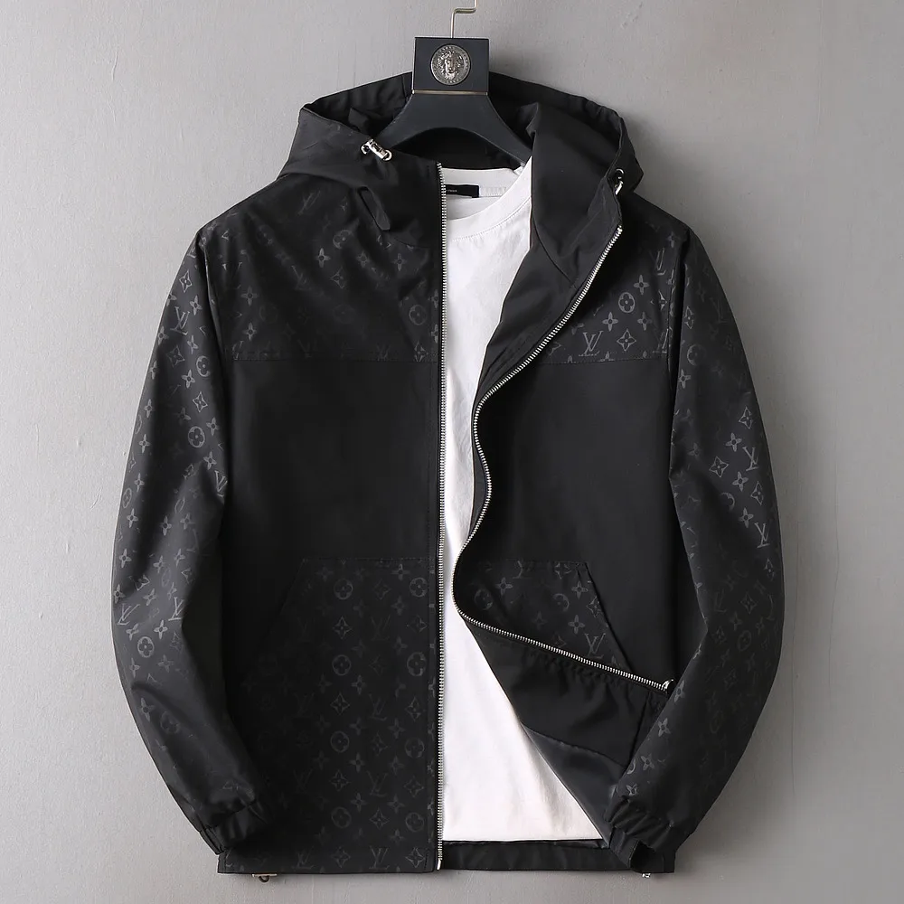 Monogram Hooded Windbreaker Jacket D36024656
