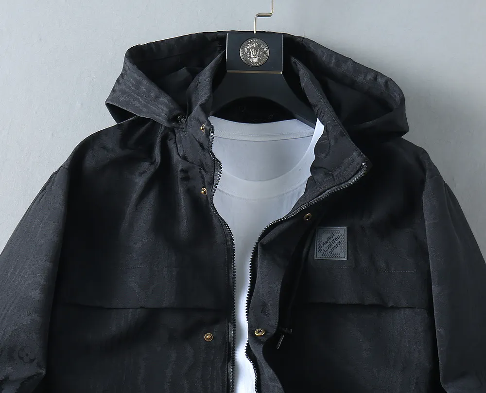 Monogram Jacquard Hooded Windbreaker Jacket D36024636 — view 4