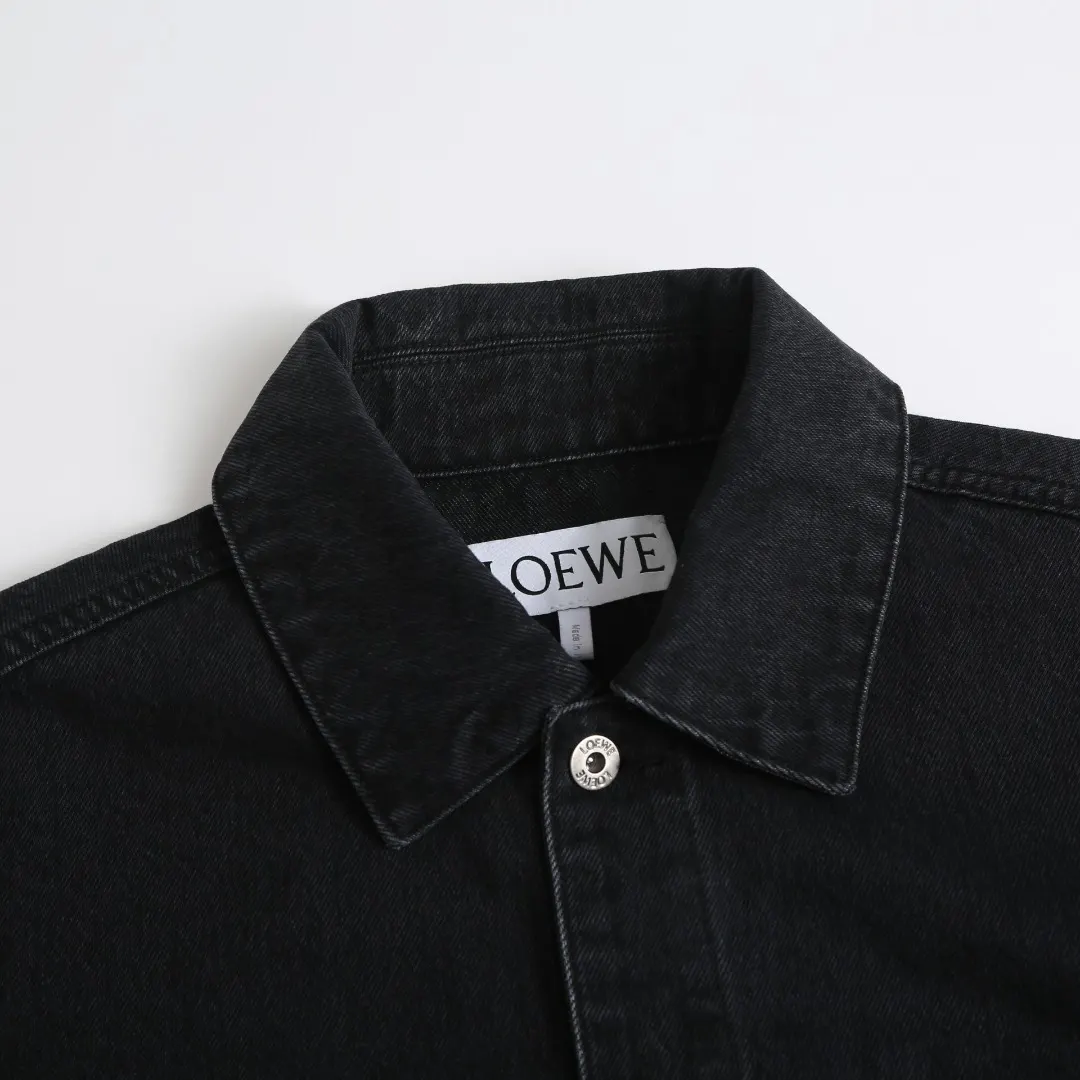 Embroidered Washed Denim Jacket D36024890 — view 3