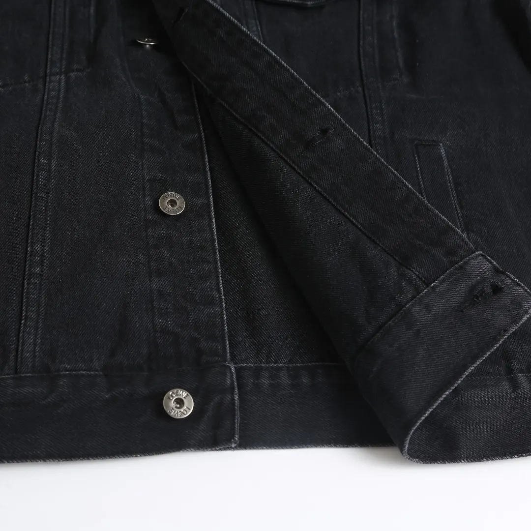 Embroidered Washed Denim Jacket D36024890 — view 9