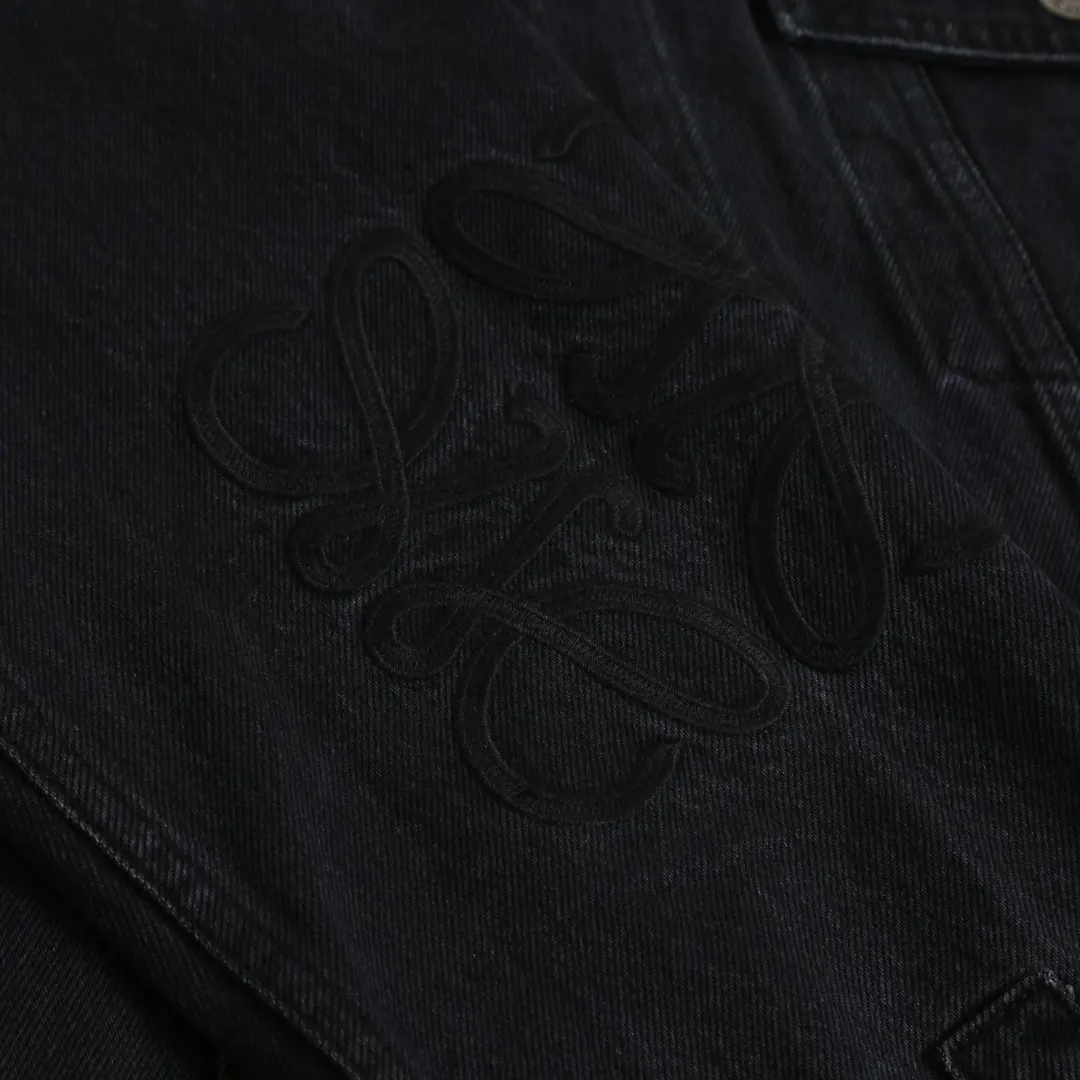 Embroidered Washed Denim Jacket D36024890 — view 10