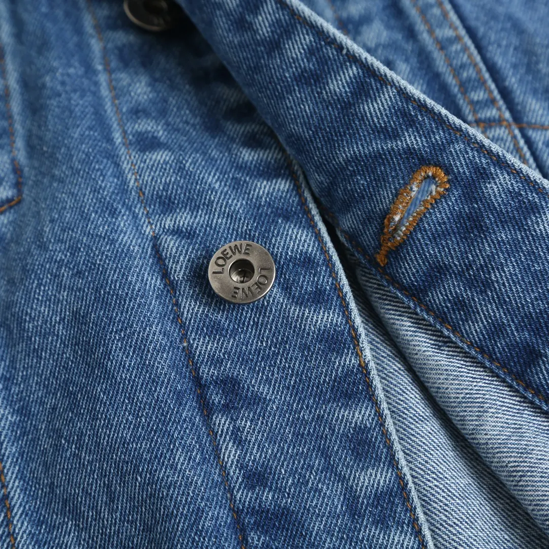 Embroidered Washed Denim Jacket D36024891 — view 10