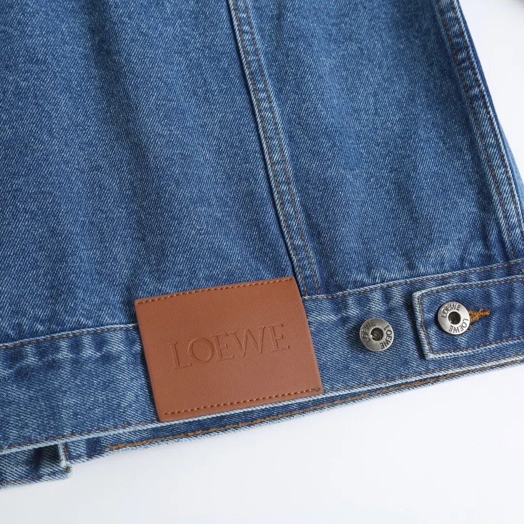 Embroidered Washed Denim Jacket D36024891 — view 11