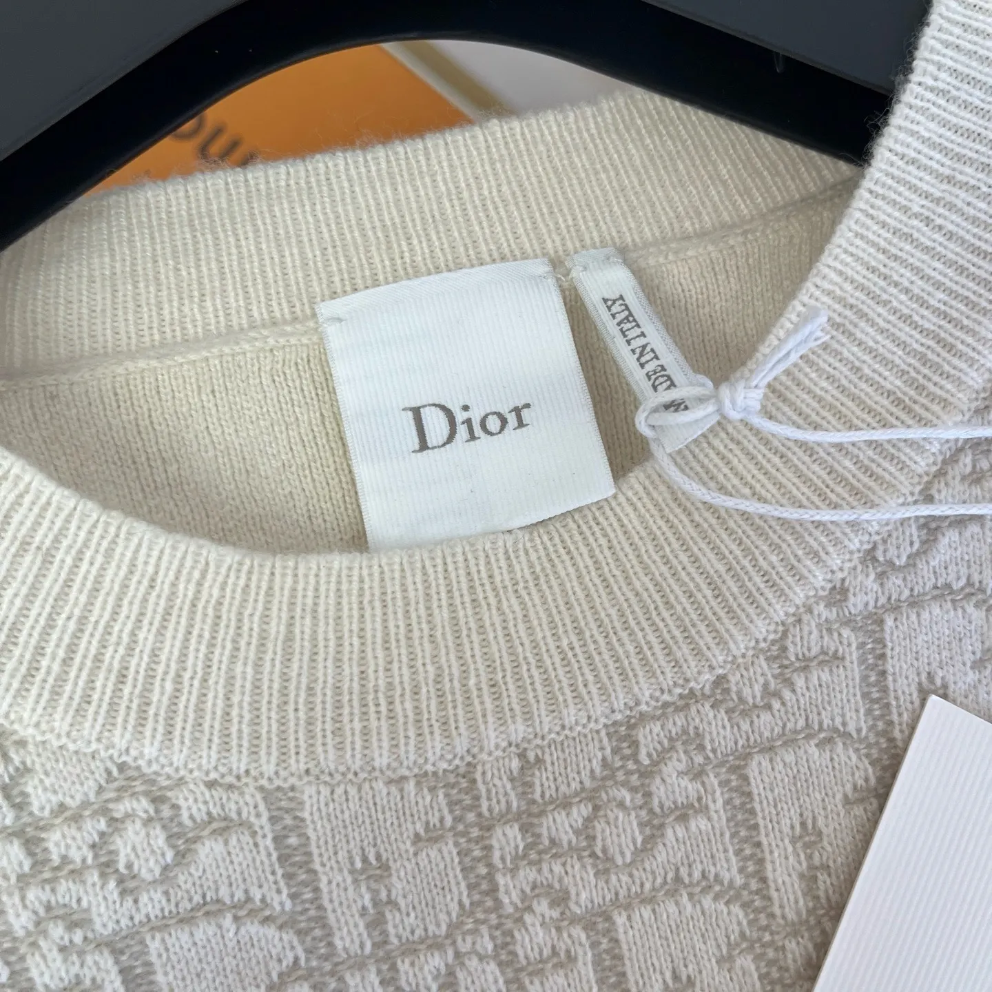 Oblique Monogram Crew-Neck Knit Sweater D36024069 — view 8