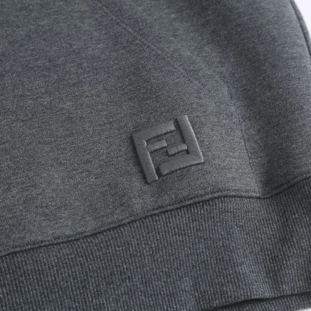 Logo-Embroidered Zip-Up Hoodie with Monogram Lining D36523203 — view 10