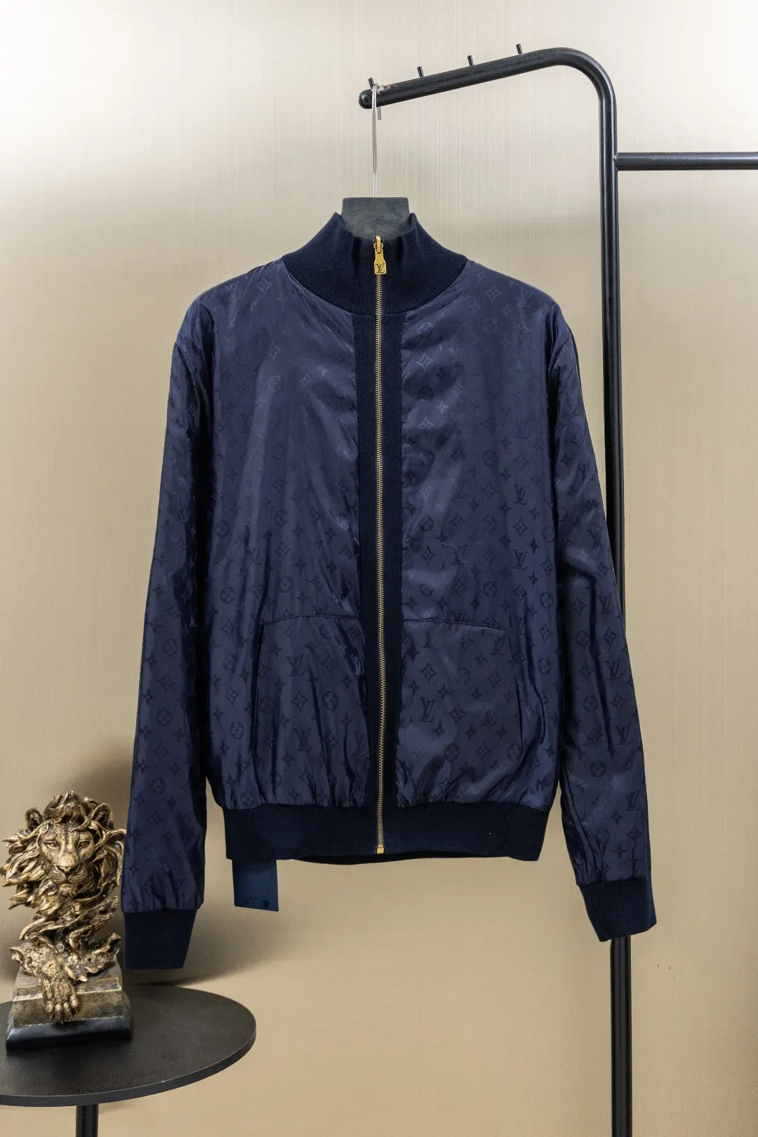Monogram Jacquard Reversible Zip-Up Jacket D36524736