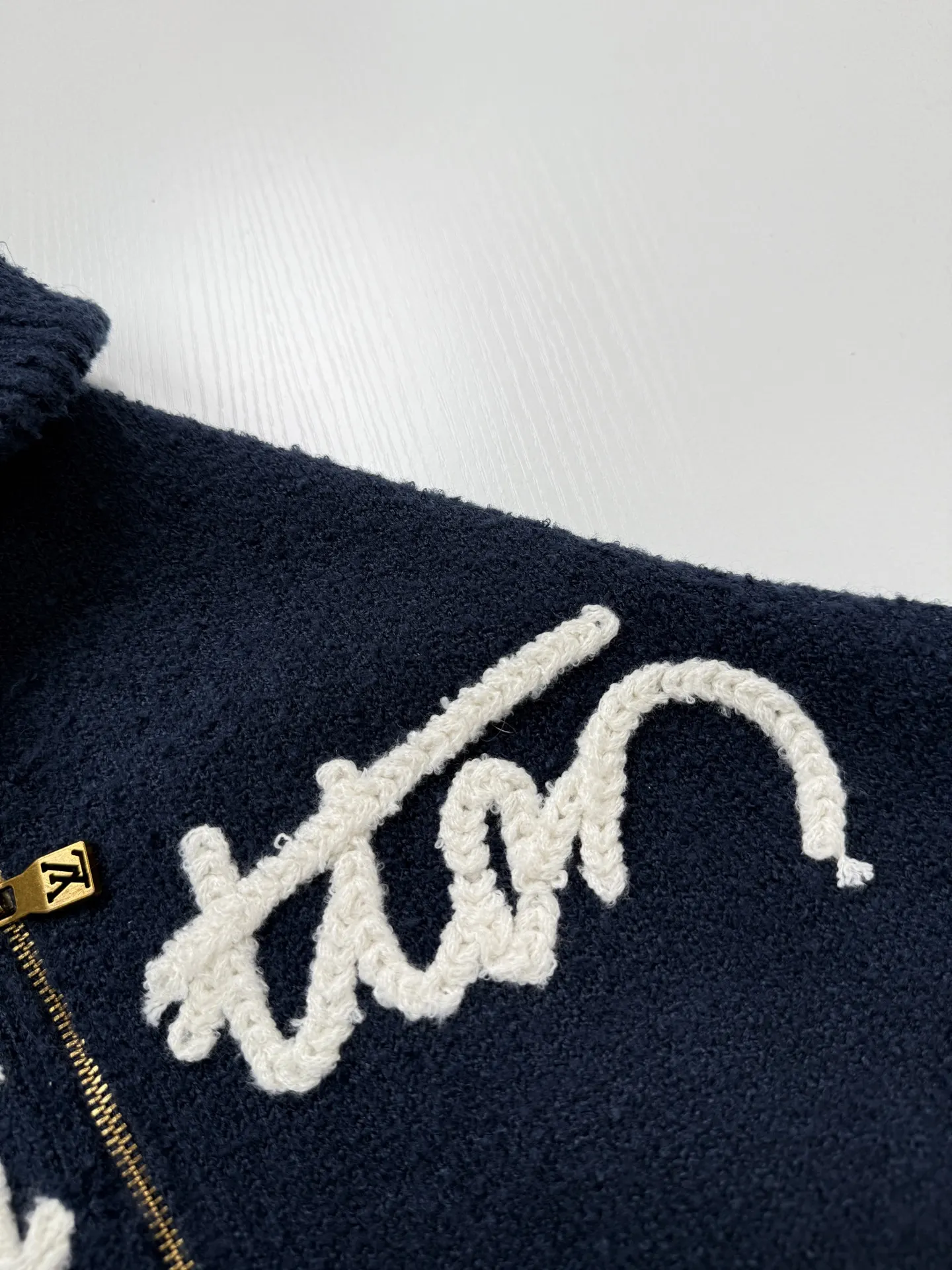 Signature Script Zip-Up Knit Cardigan D37024753 — view 5