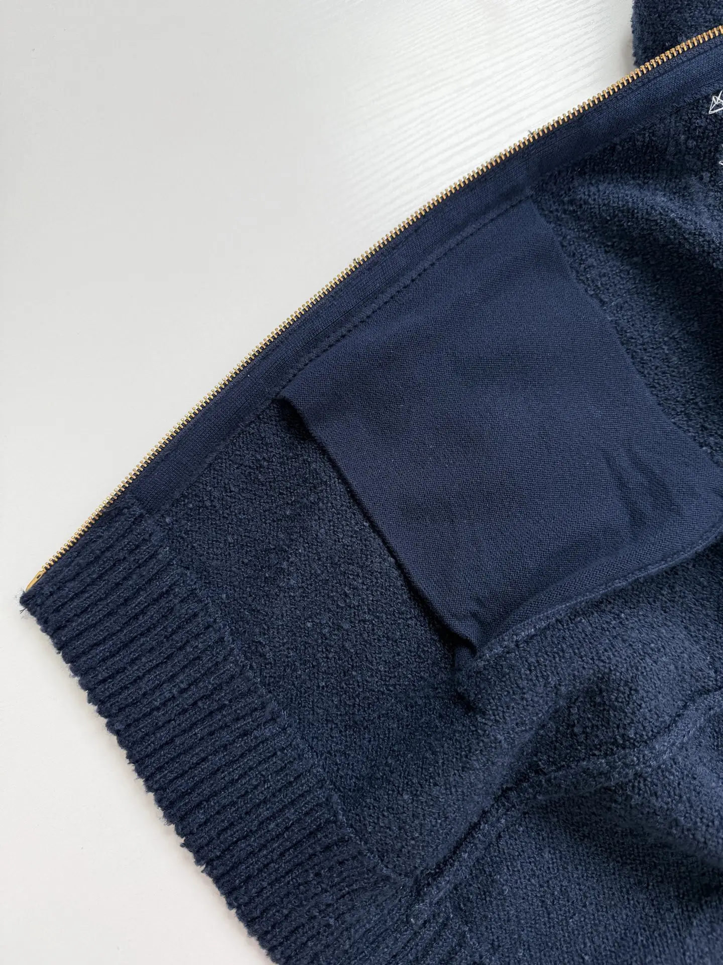 Signature Script Zip-Up Knit Cardigan D37024753 — view 9