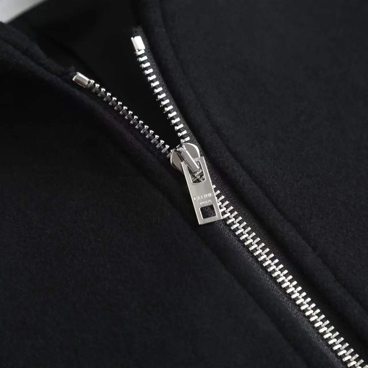 Leather-Sleeve Wool-Blend Hooded Varsity Jacket D37021214 — view 6