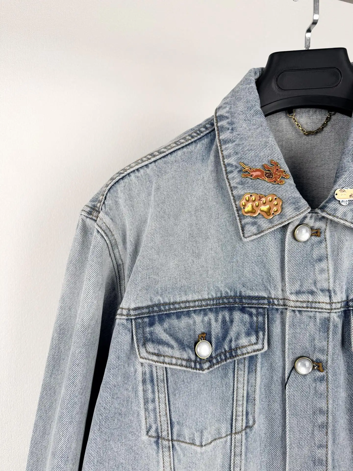 Embellished Skater Denim Jacket D37021398 — view 6