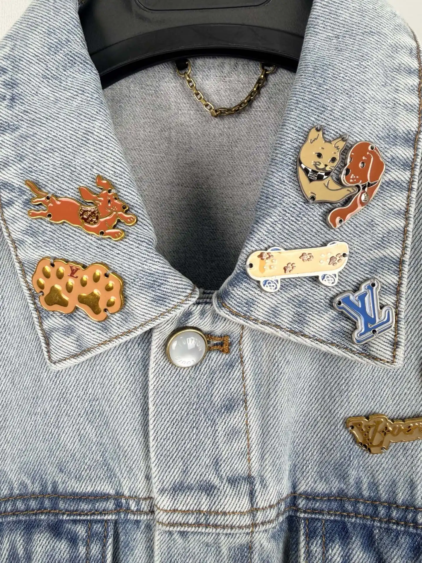 Embellished Skater Denim Jacket D37021398 — view 7