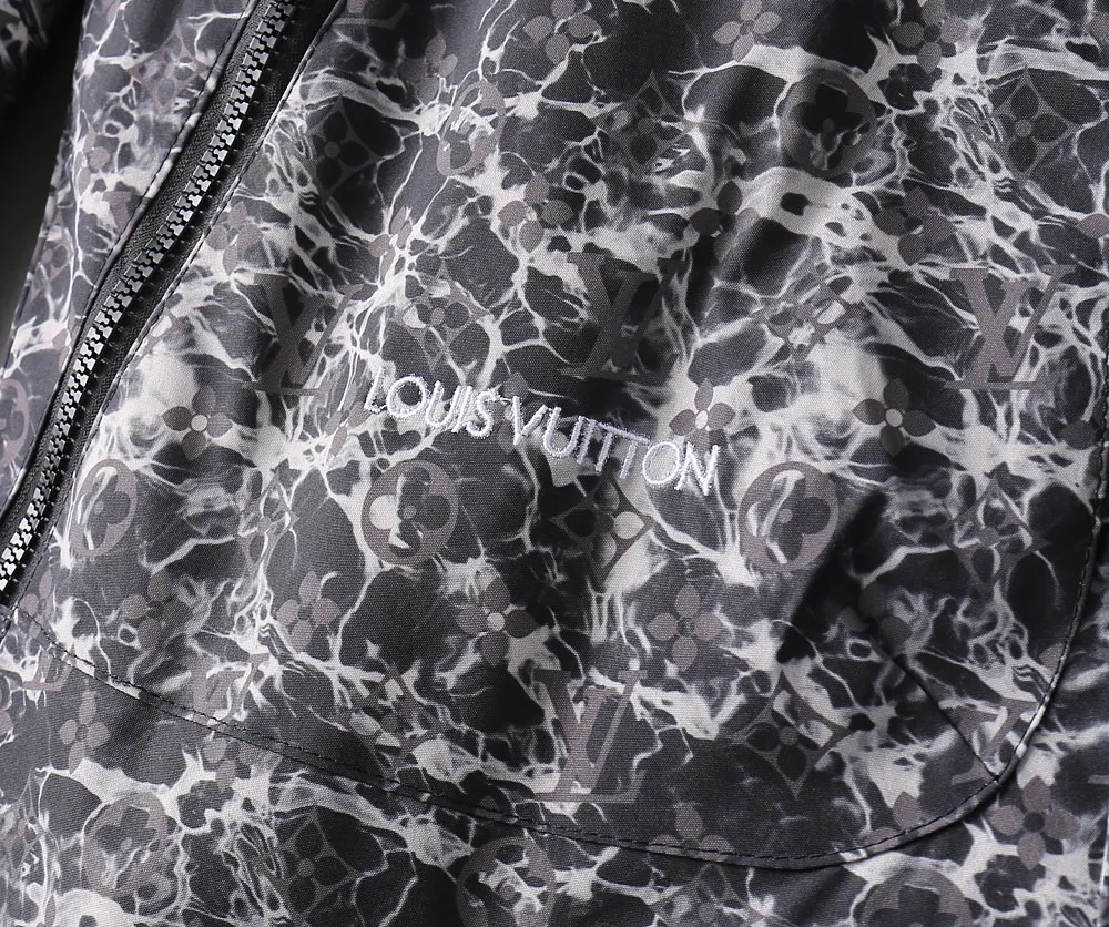 Monogram Pattern Hooded Windbreaker Jacket D37024653 — view 8