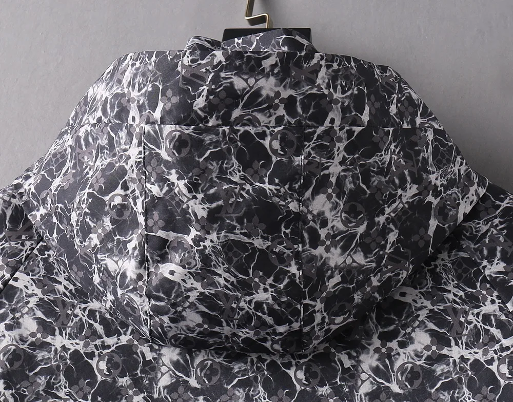 Monogram Pattern Hooded Windbreaker Jacket D37024653 — view 14