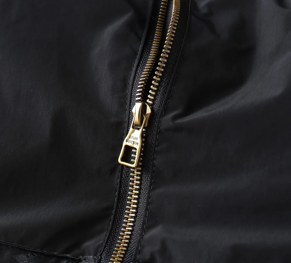 Monogram Panel Hooded Windbreaker Jacket D37024654 — view 7