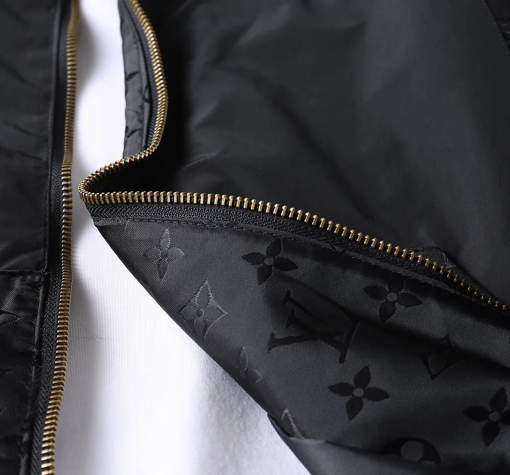 Monogram Panel Hooded Windbreaker Jacket D37024654 — view 11