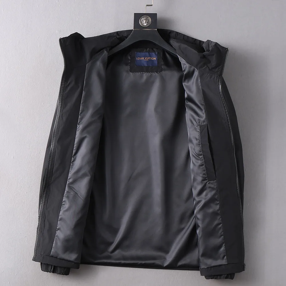 Monogram Panel Hooded Windbreaker Jacket D37024655 — view 4