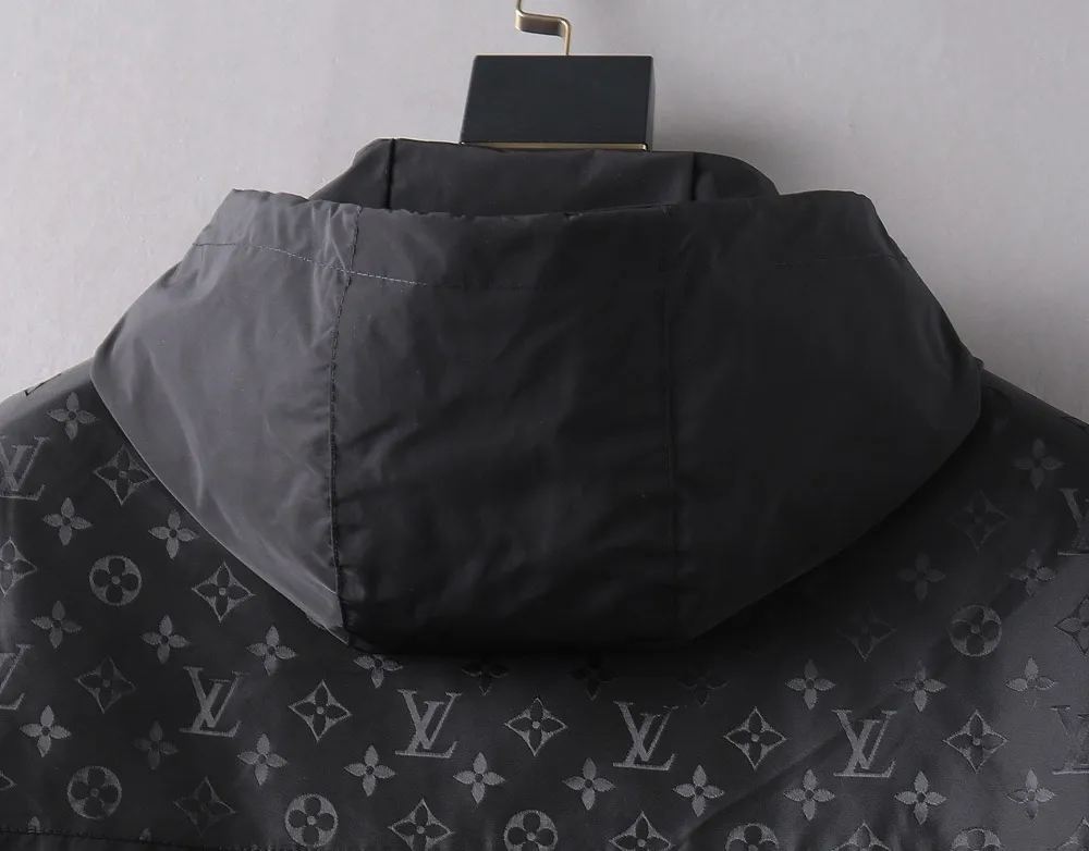 Monogram Panel Hooded Windbreaker Jacket D37024655 — view 13