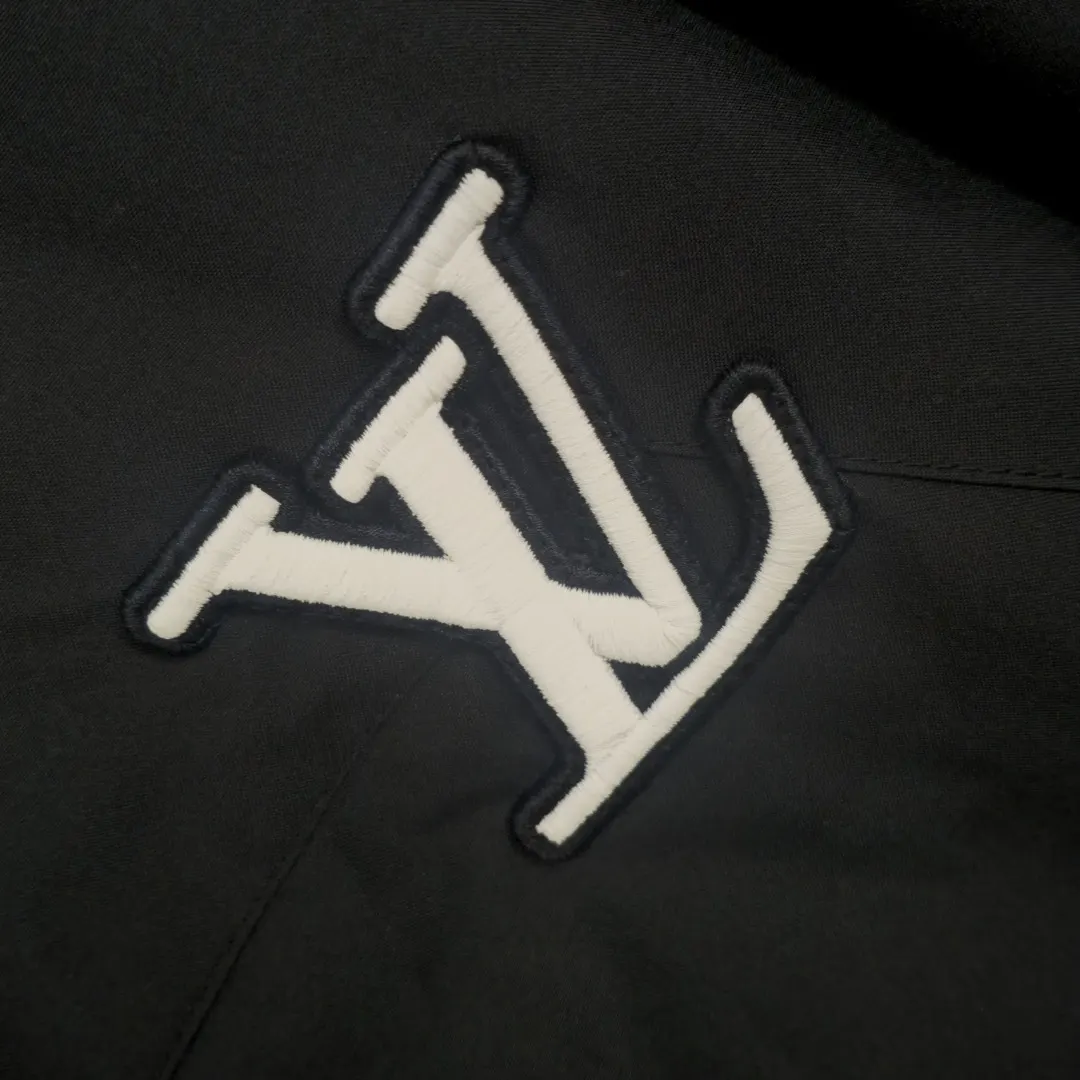 Embroidered Logo Nylon Varsity Jacket D37524598 — view 5