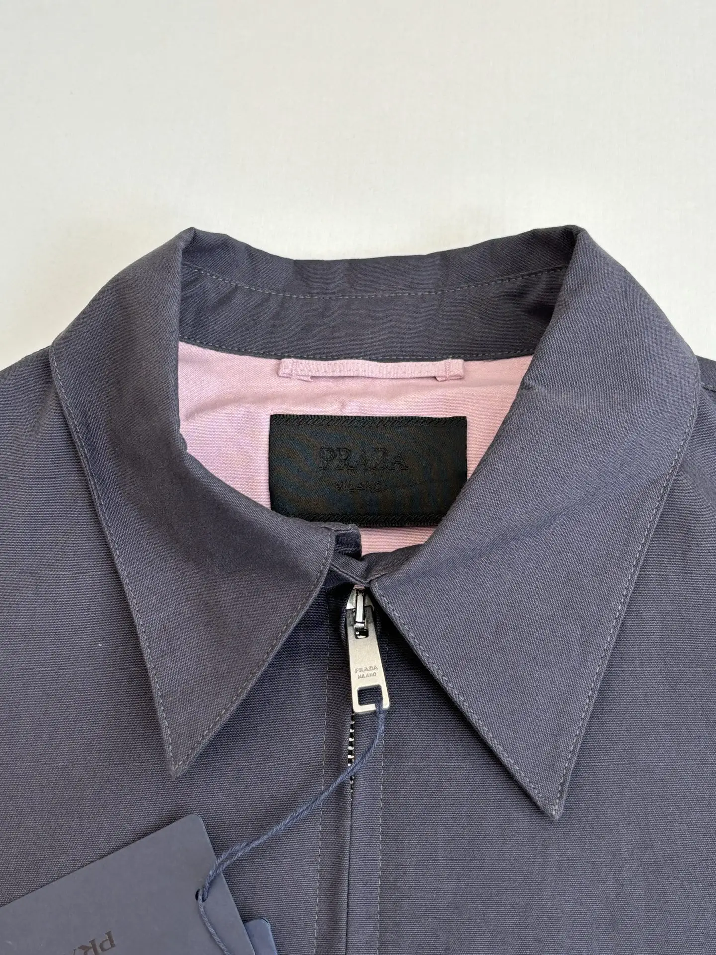 Logo-Embroidered Cotton Canvas Harrington Jacket D37524728 — view 5