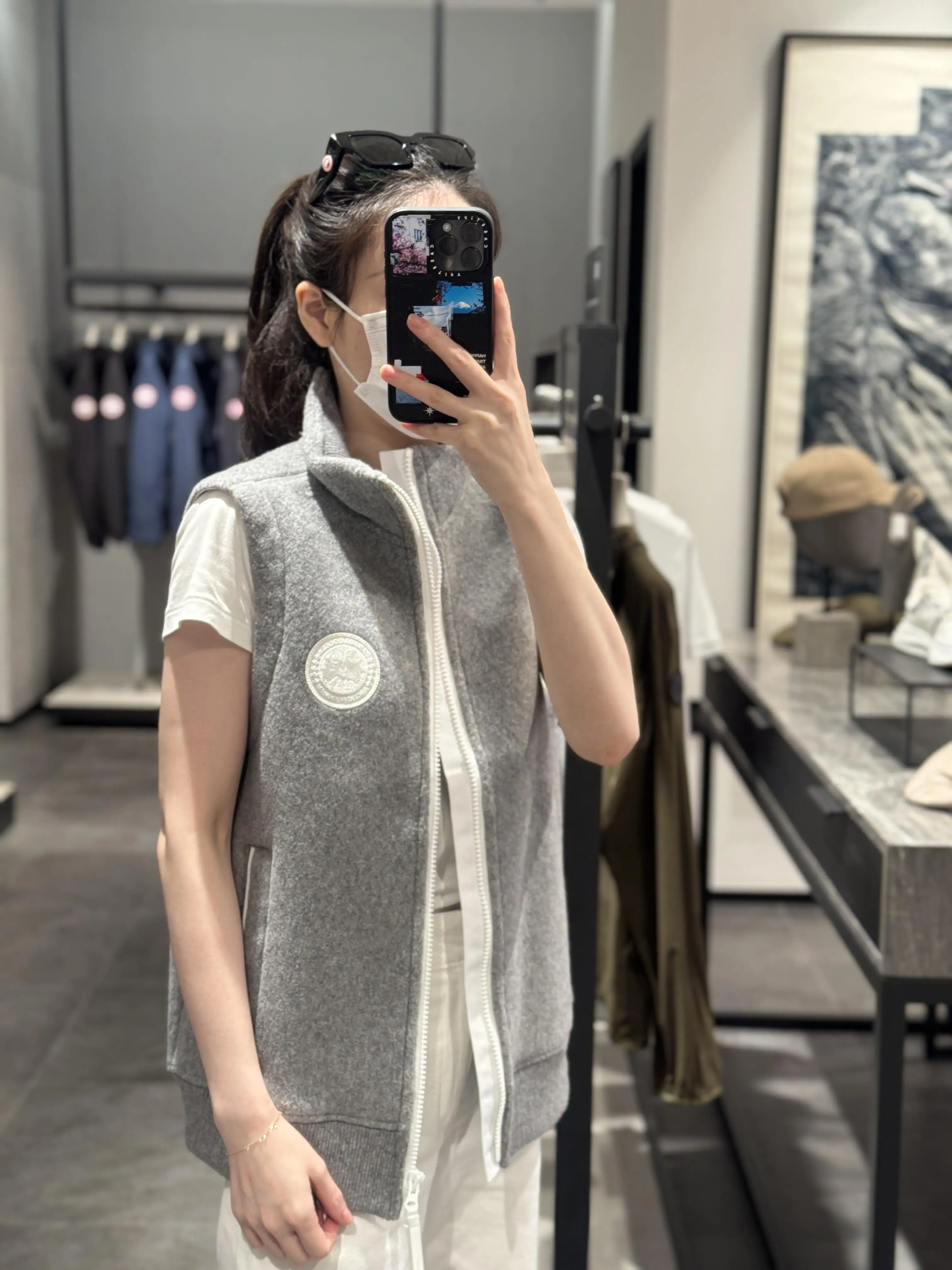 Mersey Fleece Gilet with White Label Logo D38024072 — view 7