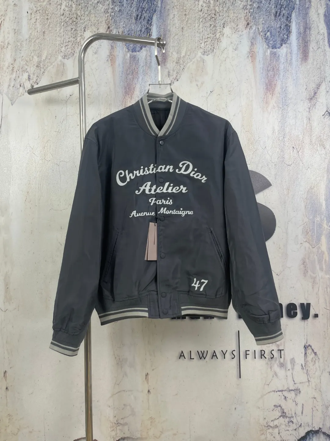 Atelier Logo Embroidered Bomber Jacket D38024605