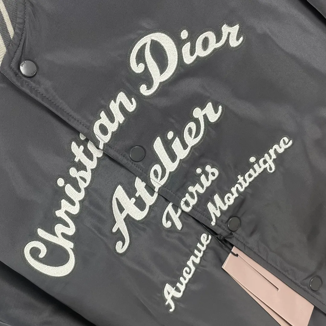 Atelier Logo Embroidered Bomber Jacket D38024605 — view 6