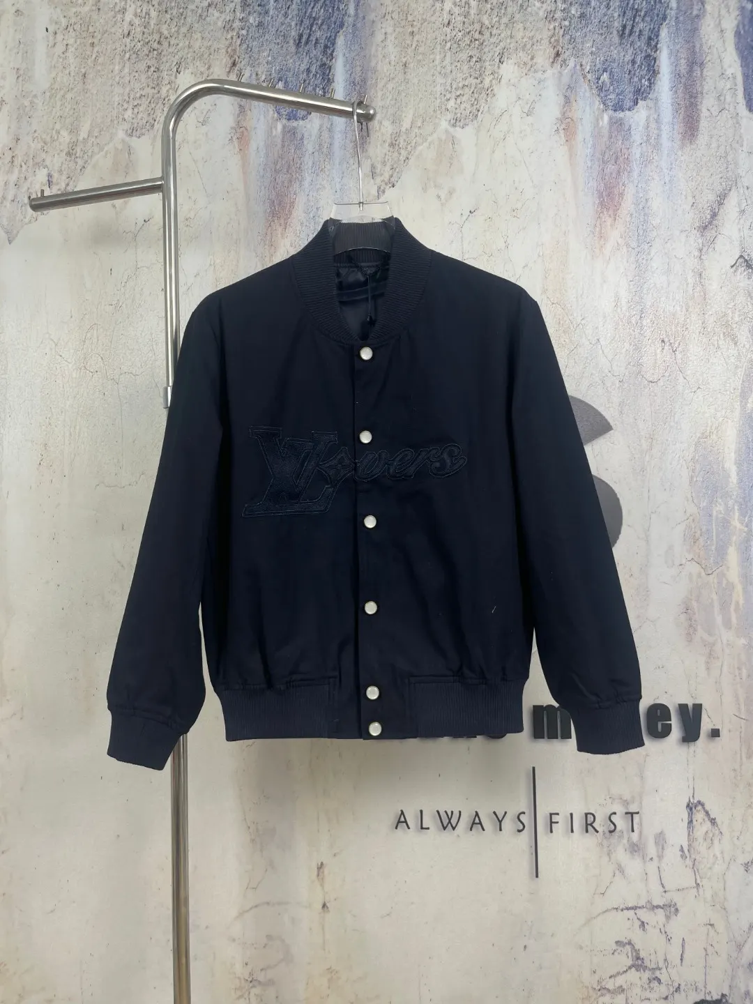Louis Vuitton 'Lovers' Embroidered Canvas Bomber Jacket D38024587