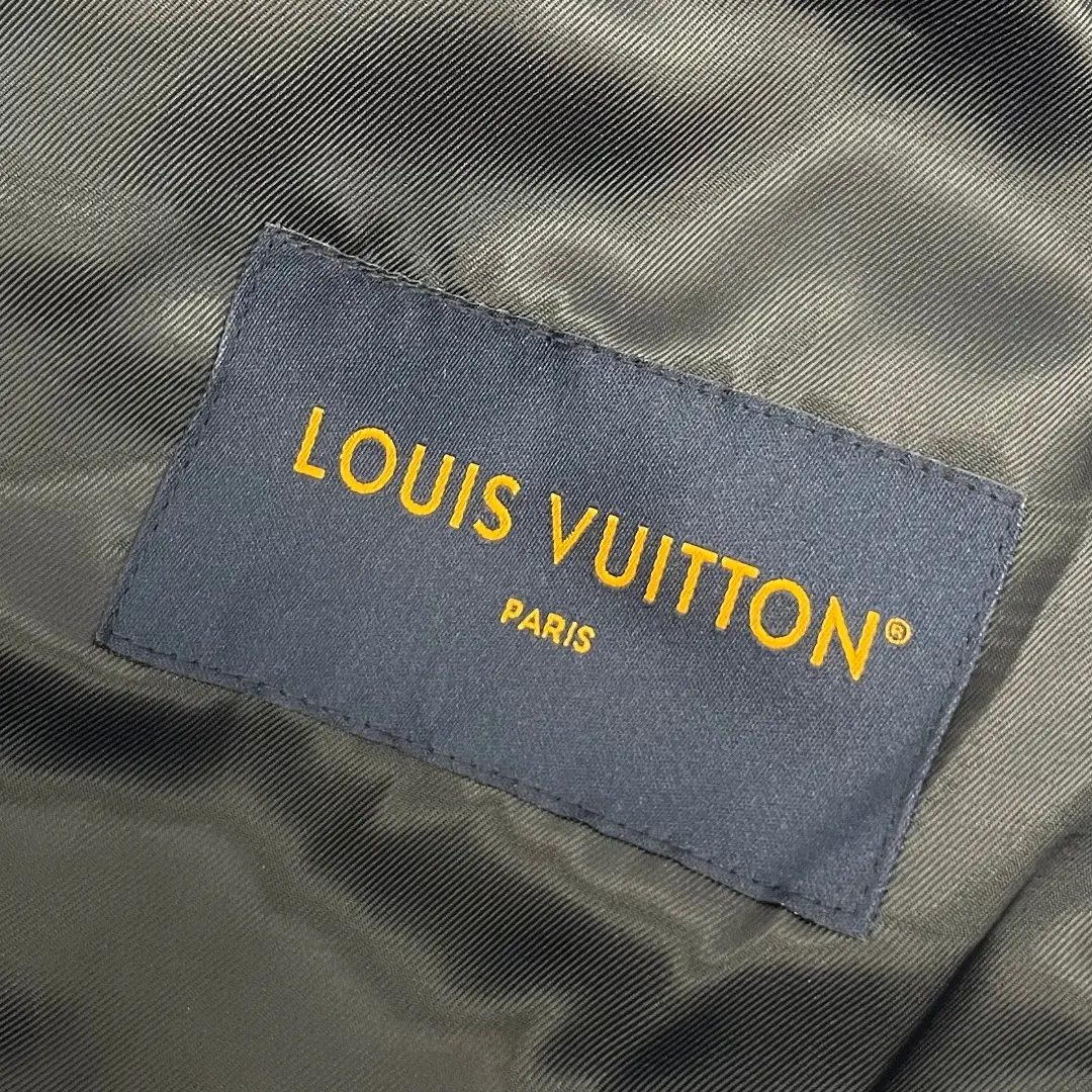 Louis Vuitton 'Lovers' Embroidered Canvas Bomber Jacket D38024587 — view 12