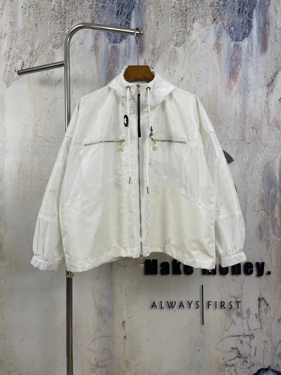 Monogram Jacquard Hooded Windbreaker D38024592