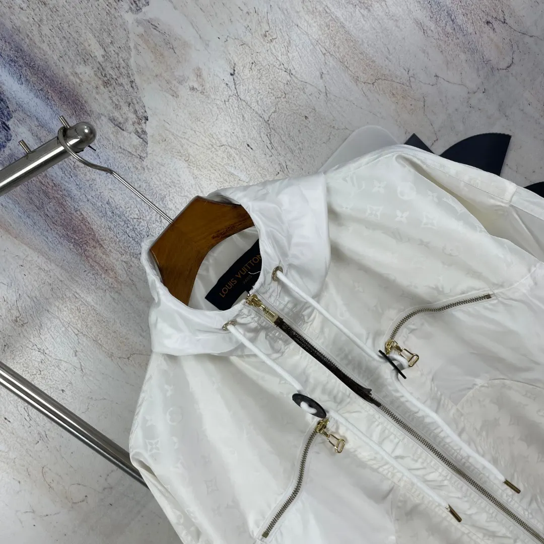 Monogram Jacquard Hooded Windbreaker D38024592 — view 3