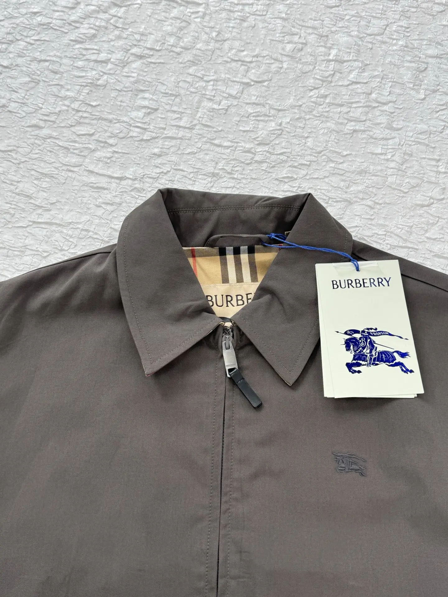 Embroidered Logo Harrington Jacket D38021121 — view 4