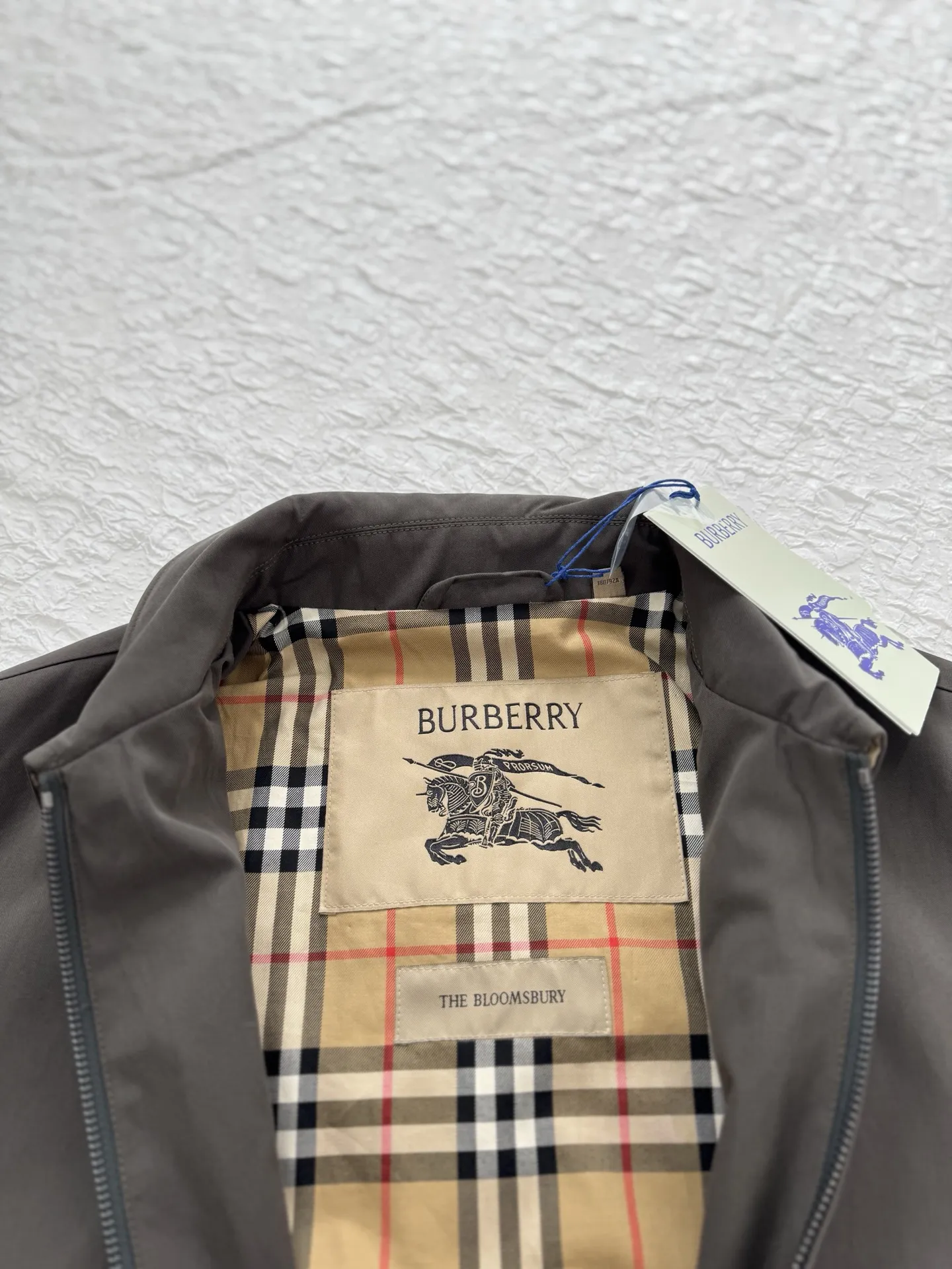 Embroidered Logo Harrington Jacket D38021121 — view 7